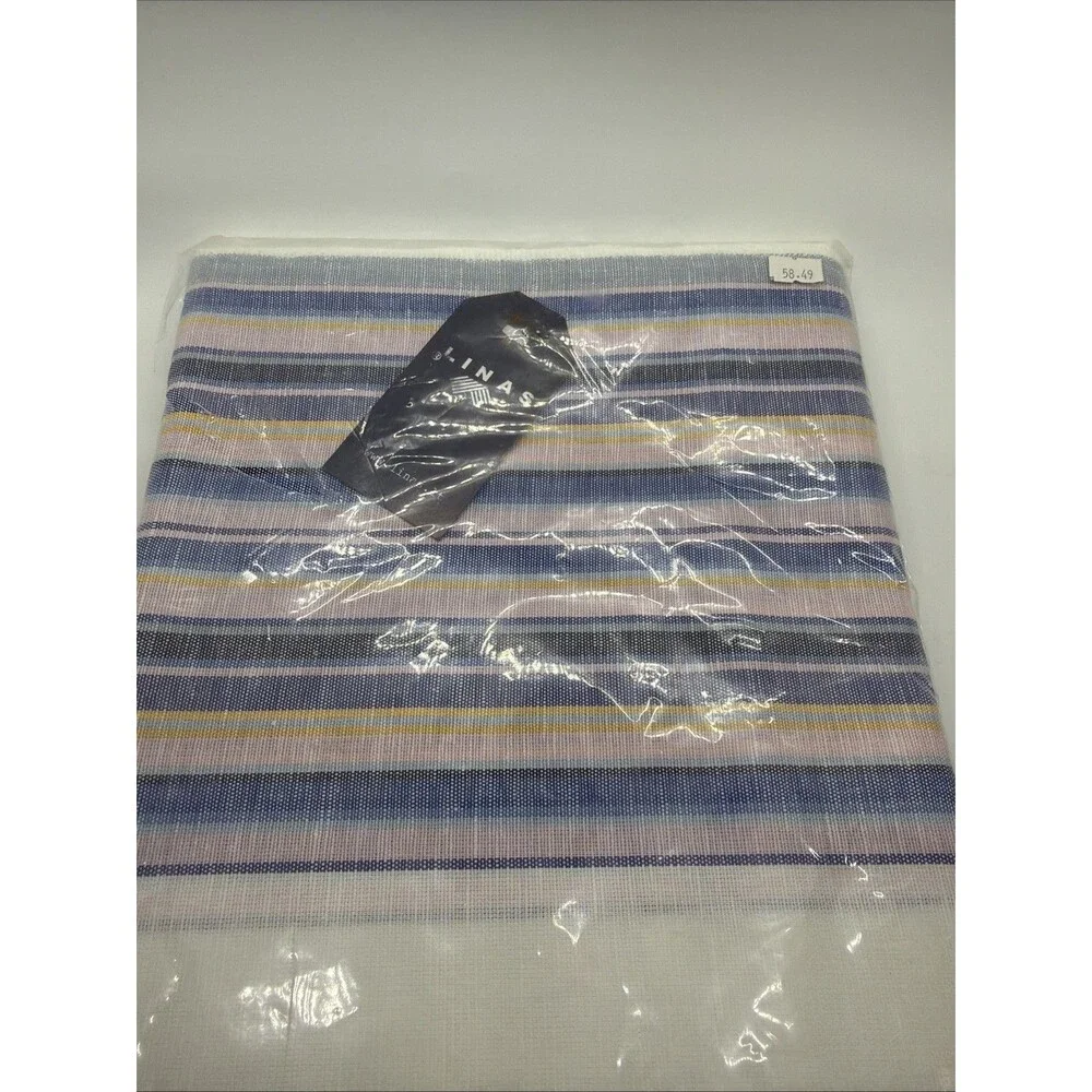 Vintage AB LINAS Bed Sheet - Linen/Cotton Blend - 150cm x 214cm - Lithuania